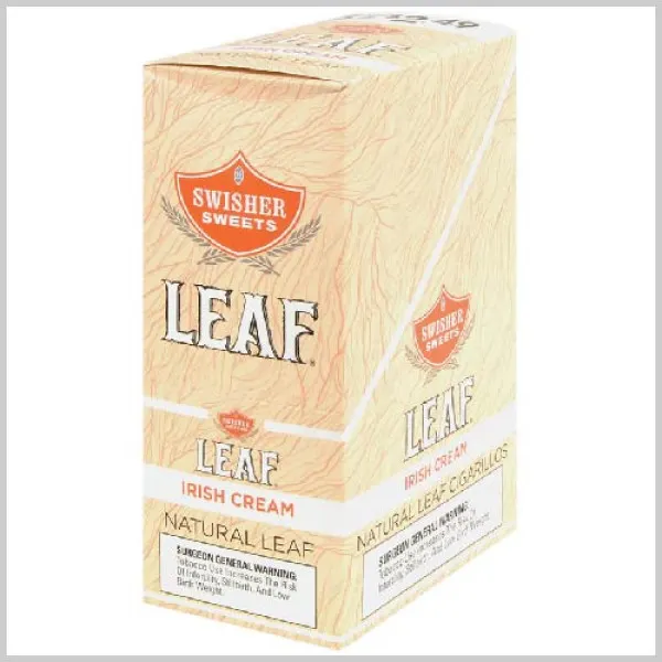 Swisher Sweets Leaf 3 for $2.49 Pack of 30 Irish Cream