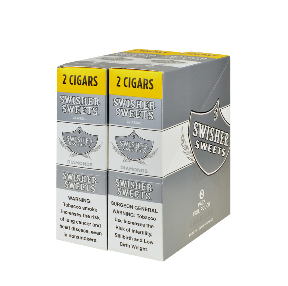 Swisher Sweets Cigarillos 30 Packs of 2 Cigars Diamonds