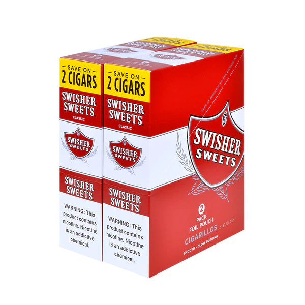 Swisher Sweets Cigarillos 30 Packs of 2 Cigars Regular