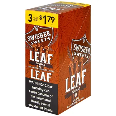 Swisher Sweets Leaf 3 for $1.79 Pack of 30 Cognac