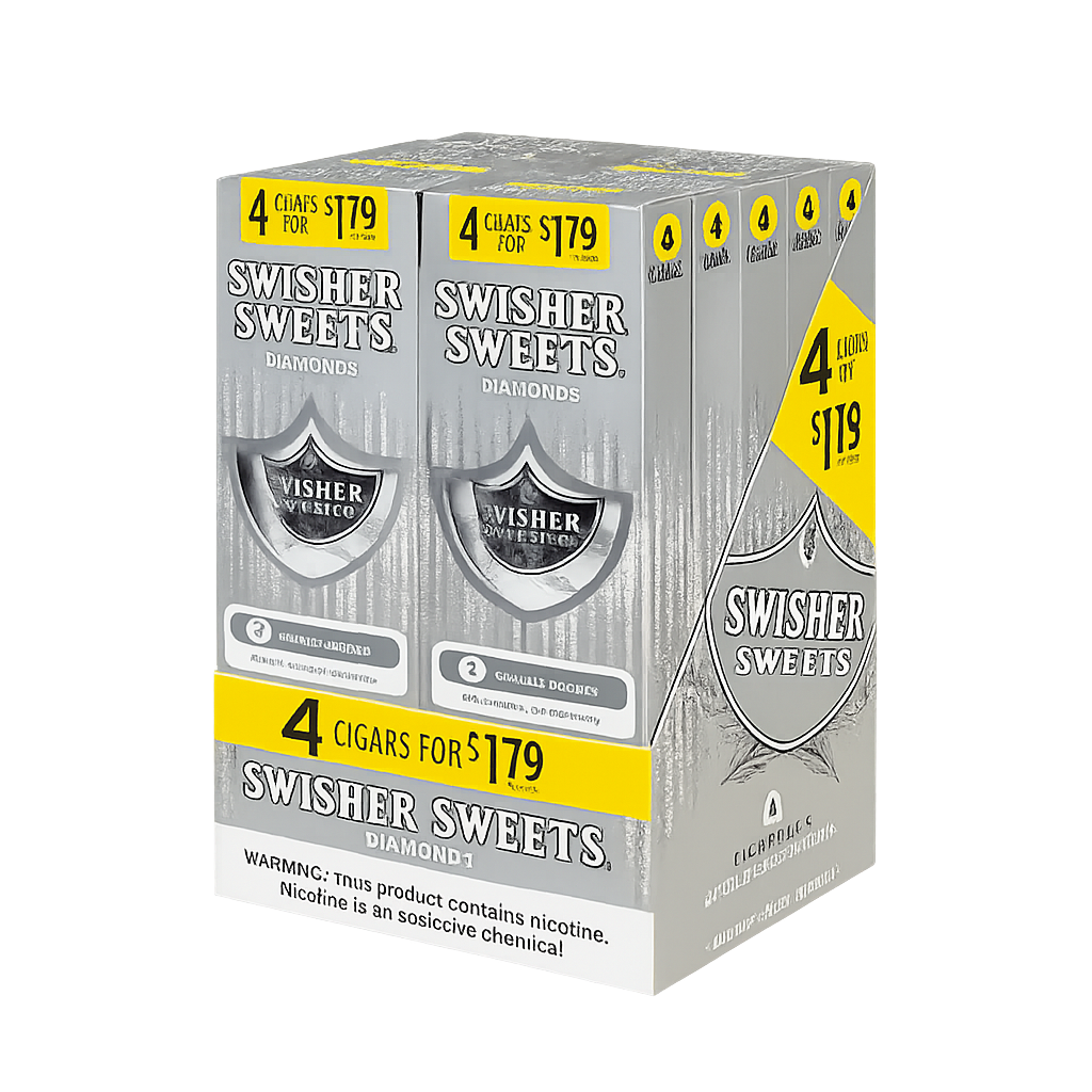 Swisher Sweets 4 Cigars Pre Priced $1.79 Diamond