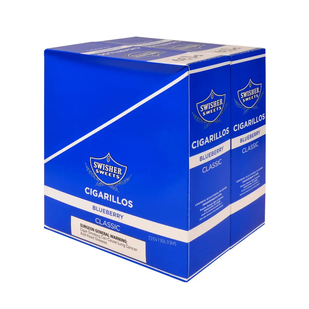 Swisher Sweets Cigarillos 1.49 Pre Priced 30 Packs of 2 Cigars Blueberry