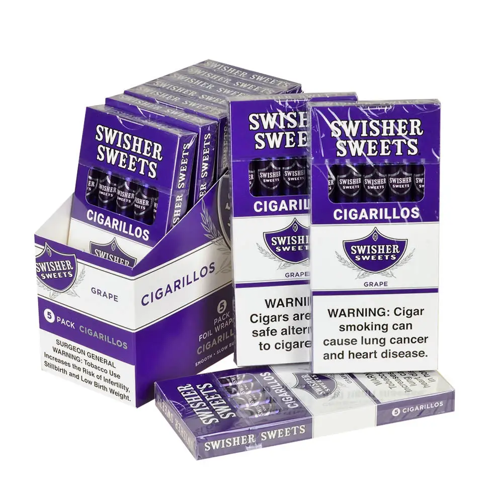 Swisher Sweets Cigarillos 10 Packs of 5 Grape