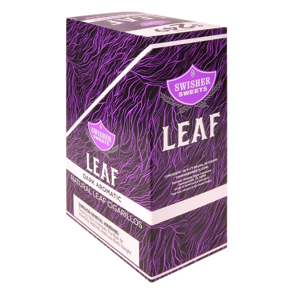 Swisher Sweets Leaf 3 for $2.49 Pack of 30 Dark Aromatic